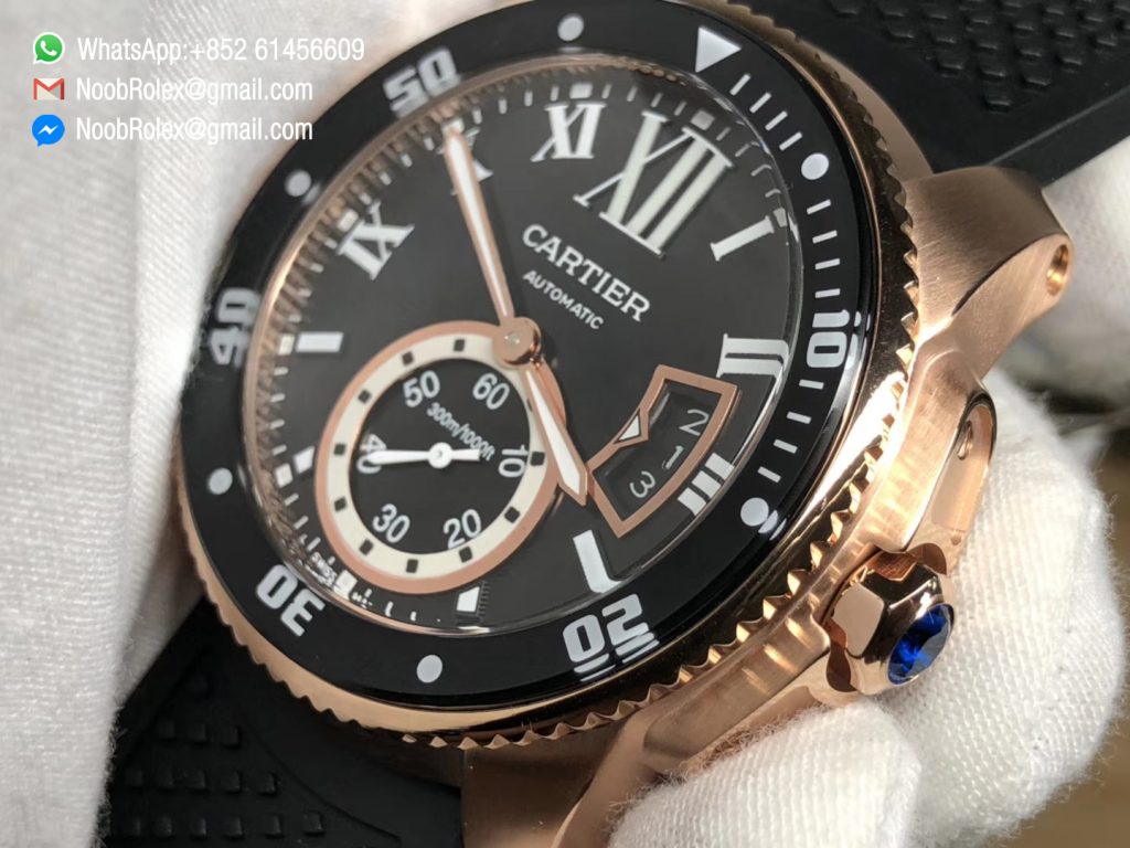 cartier calibre diver dlc