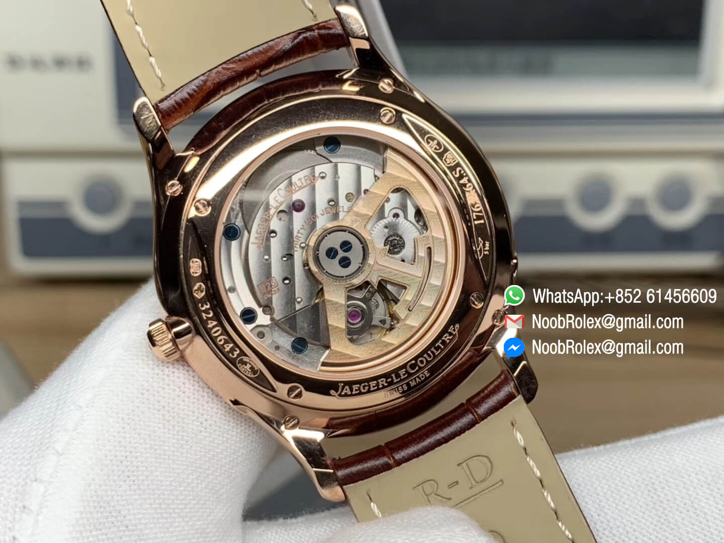 Master Ultra Thin Q1362520 ZF Best 1:1 Rep Edition Moonphase Rose Gold ...