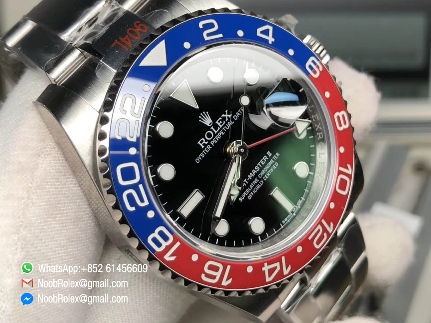 GMT Master II 116719 BLRO Real Ceramic Bezel 904L ...