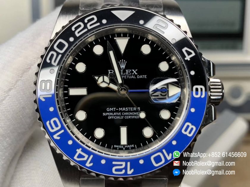 GMT-Master II 116710BLNR Batman GMT Black & Blue Ceramic ...