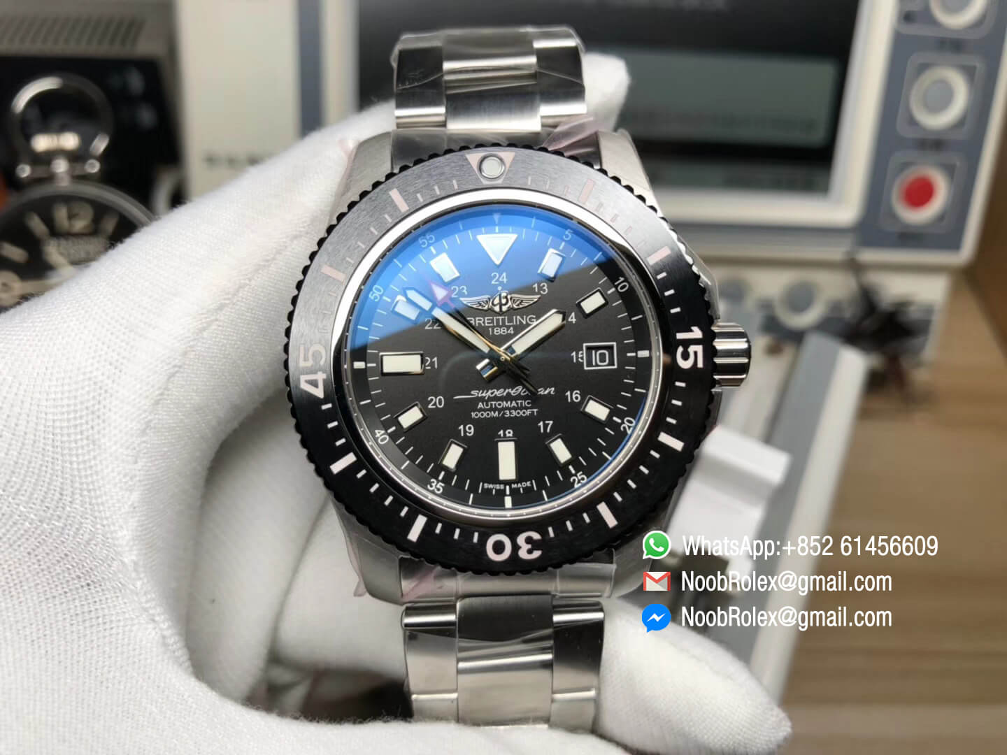 Breitling superocean shop ceramic bezel