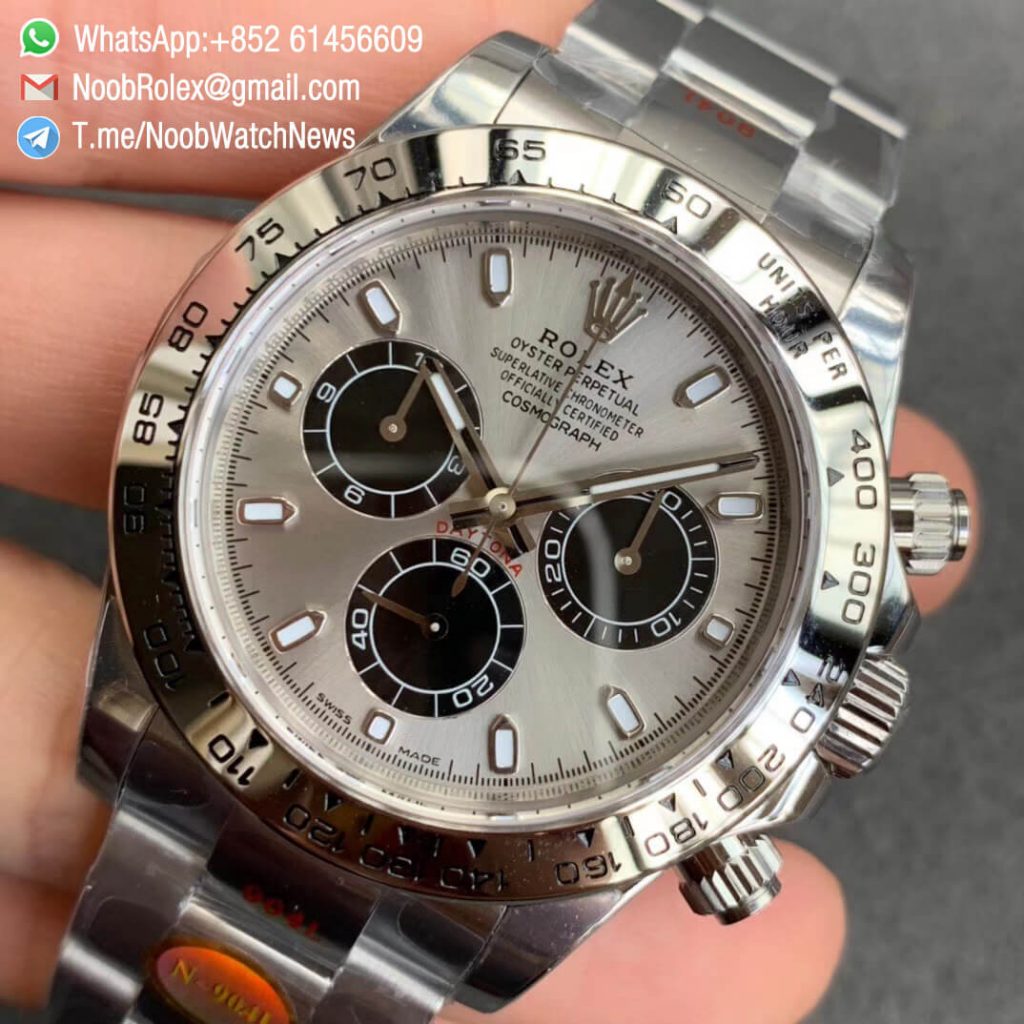 Noob Rolex Daytona Panda 116509 SA4130 V3 Super 5 Stars N904 Steel Case ...