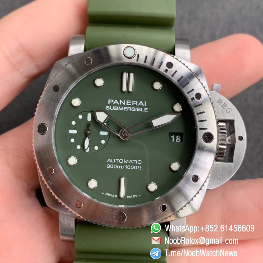 VSF Top Rep Panerai PAM01055 Luminor Submersible 42mm Verde