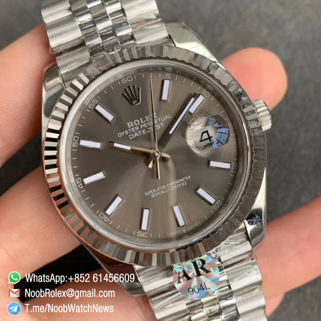 ARF V3 DateJust 41 126334 Grey Dial with Crown Logo at 6 O’clock 904L ...